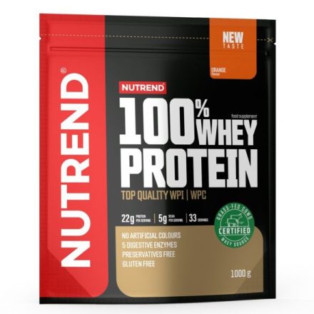 Nutrend 100% Whey Protein 1000g - Banana+Strawberry